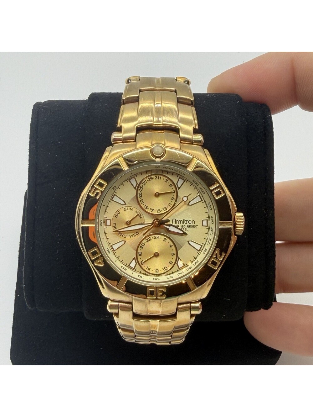 Armitron 20/4224GP All St. Steel Quartz Women's Watch
